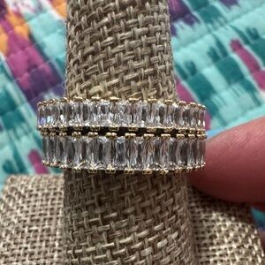 Bomb party cz double band size 8